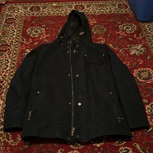 Black Pendleton Canvas Parka Sz L